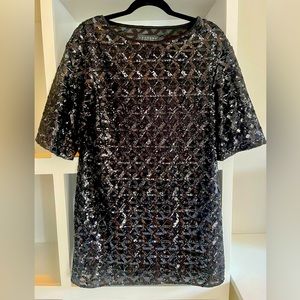 Laundry by Shelli Segal - Black Sequined Dress